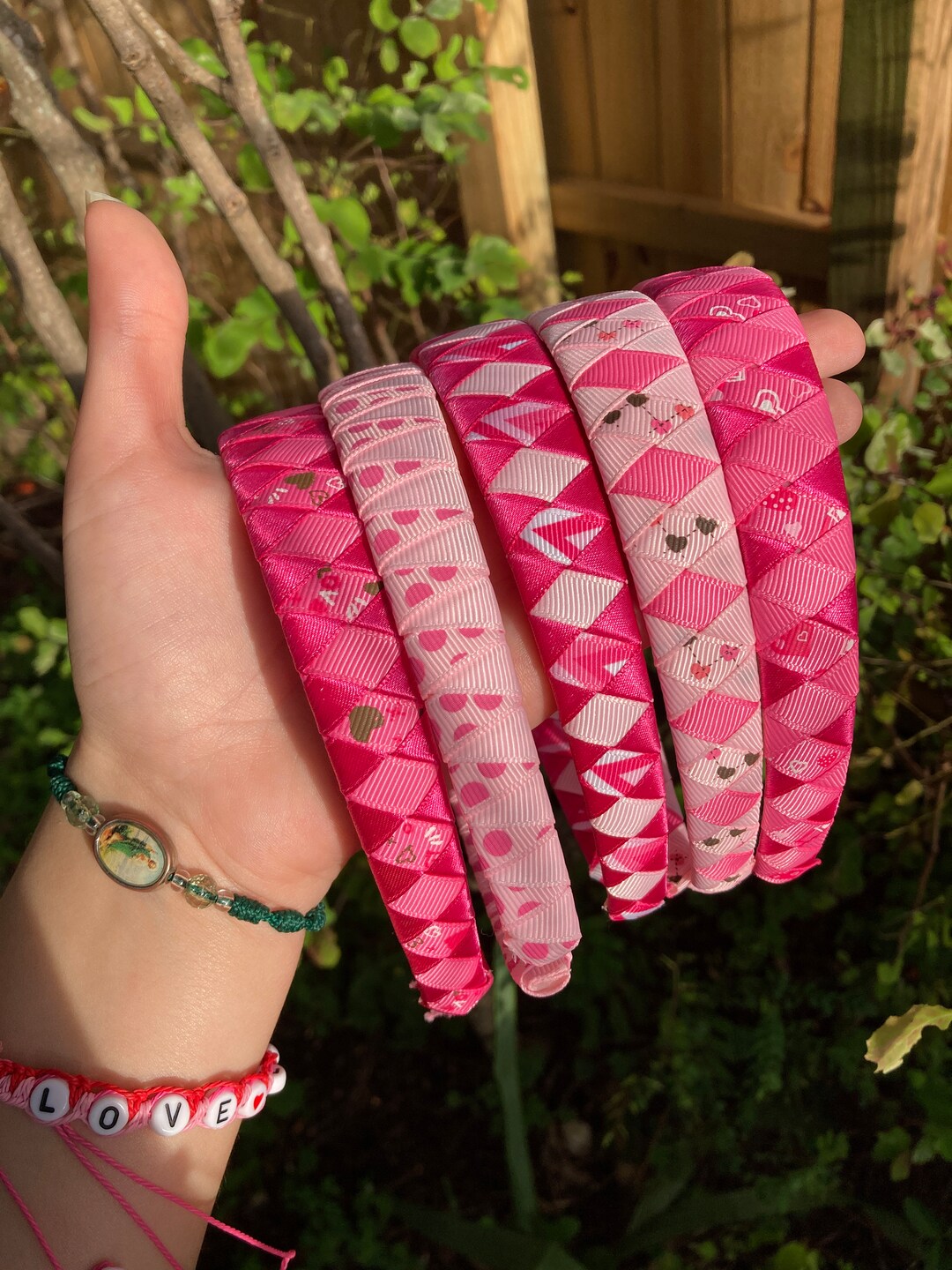 Pink Headbands for Girls //pink Hair Accessory for Women Pink - Etsy