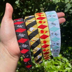 Back to School Ribbon Headband: Teacher Hair Accessory