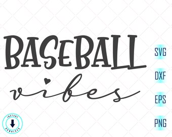 Download Baseball Vibes Svg Etsy