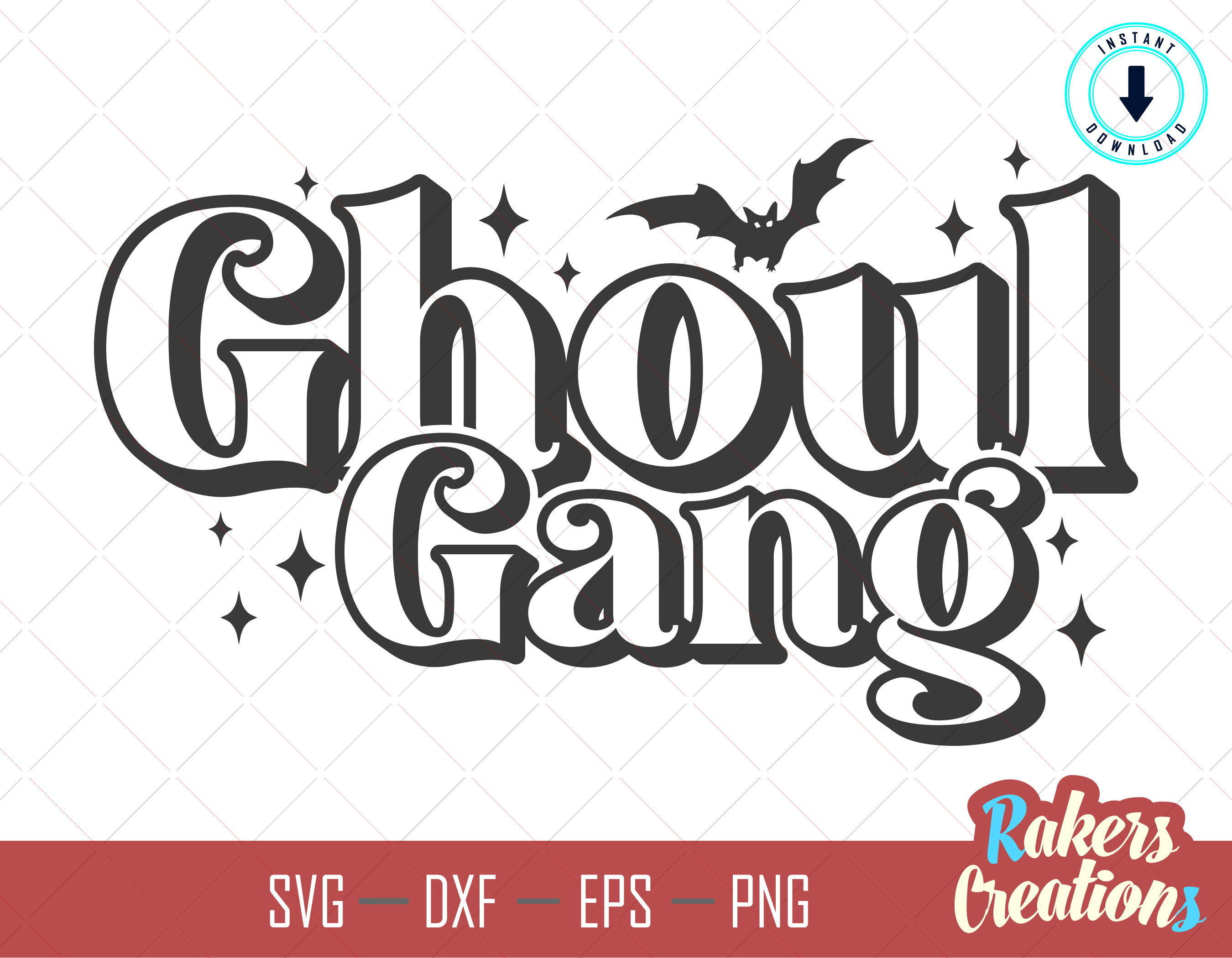 Ghoul Gang, Retro Halloween Sublimation Graphic by CraftlabSVG · Creative  Fabrica