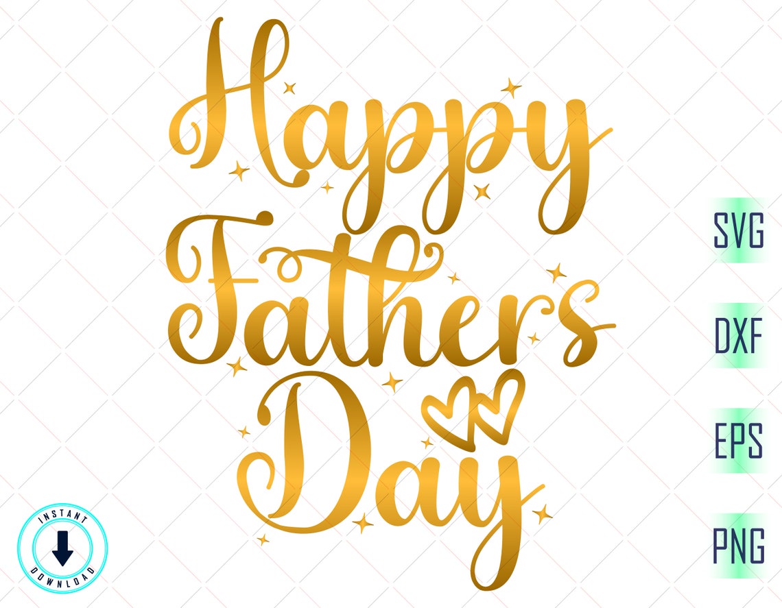 Download Happy Father's Day svg Father's Day Cake Topper svg | Etsy