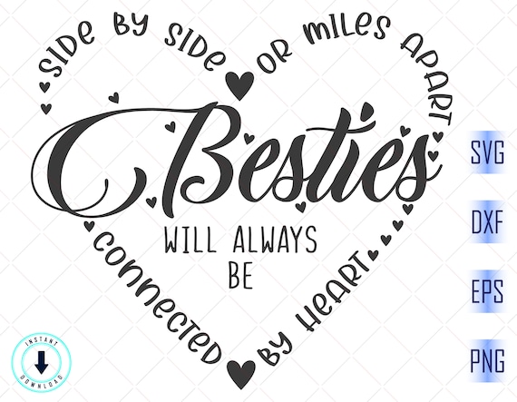 Bestie Svg Best Friend Svg Friends Svg Besties Svg Bff Etsy Besties ...