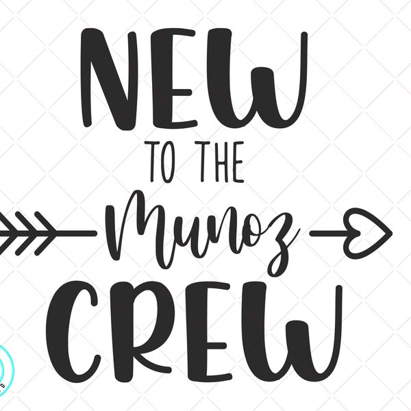 New to the Crew svg - baby shower svg - Newborn svg - baby svg - hello world svg - cousine crew Svg - onsie svg - Download