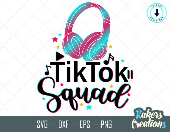 Tik Tok Squad Svg Tik Tok Birthday Svg Tik Tok Queen Svg - Etsy