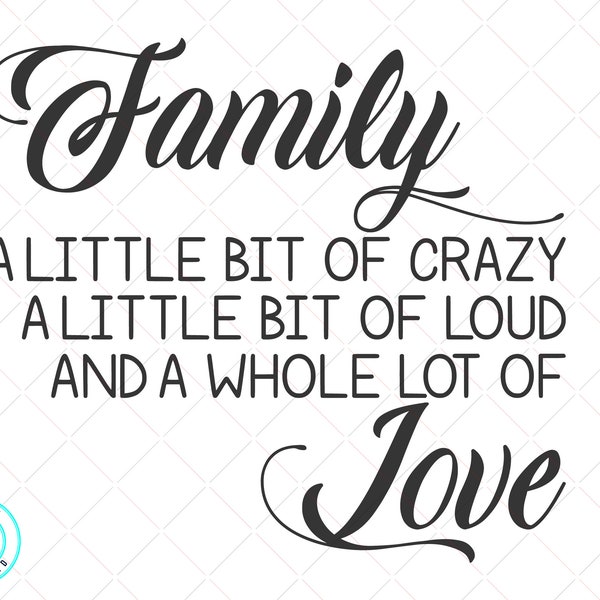 This is Us a Little Bit of Crazy a Little Loud Whole Lot of Love Sign Family Etsy