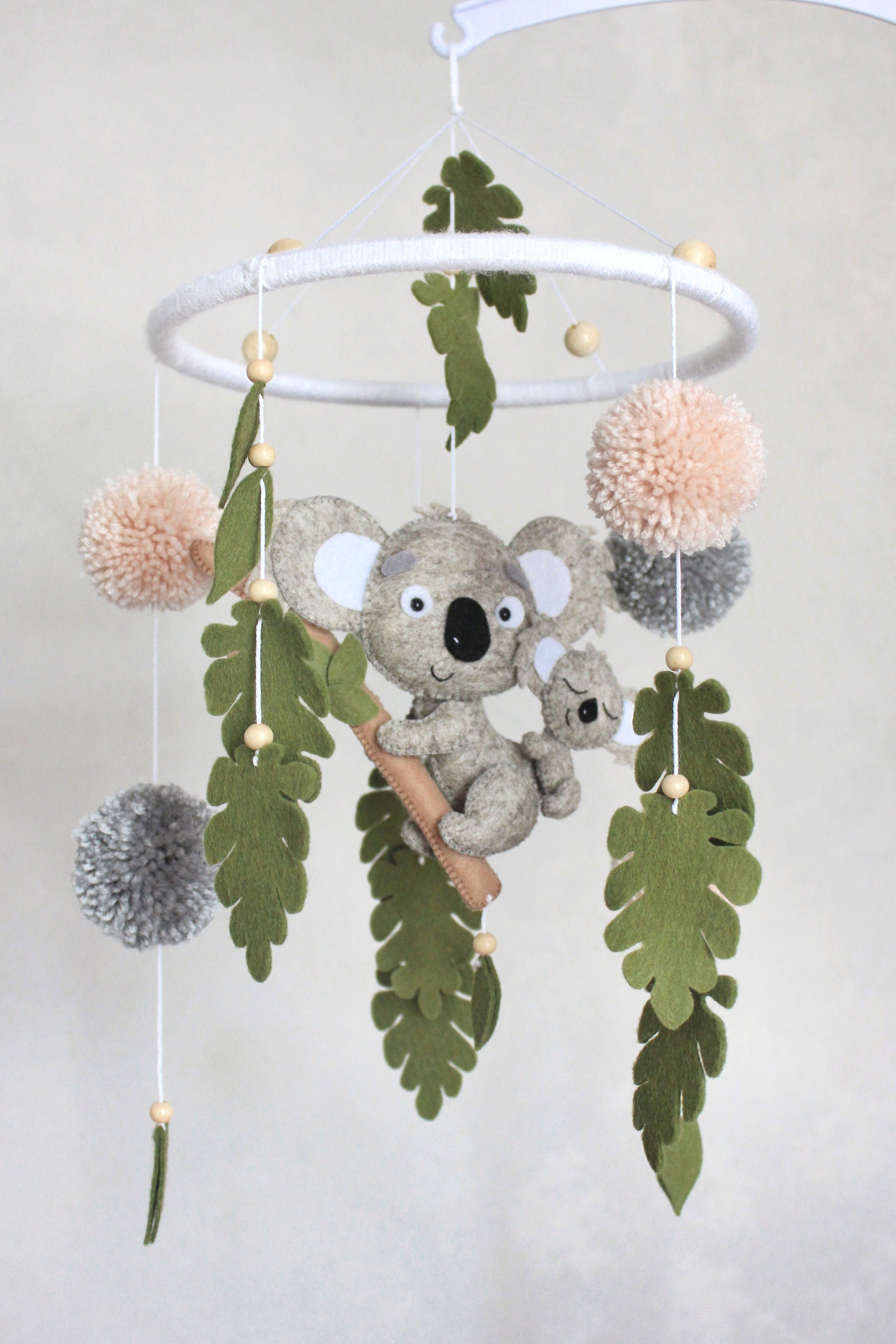 Koala Baby Mobile Koala Modern mobile Boy crib mobile girl Etsy