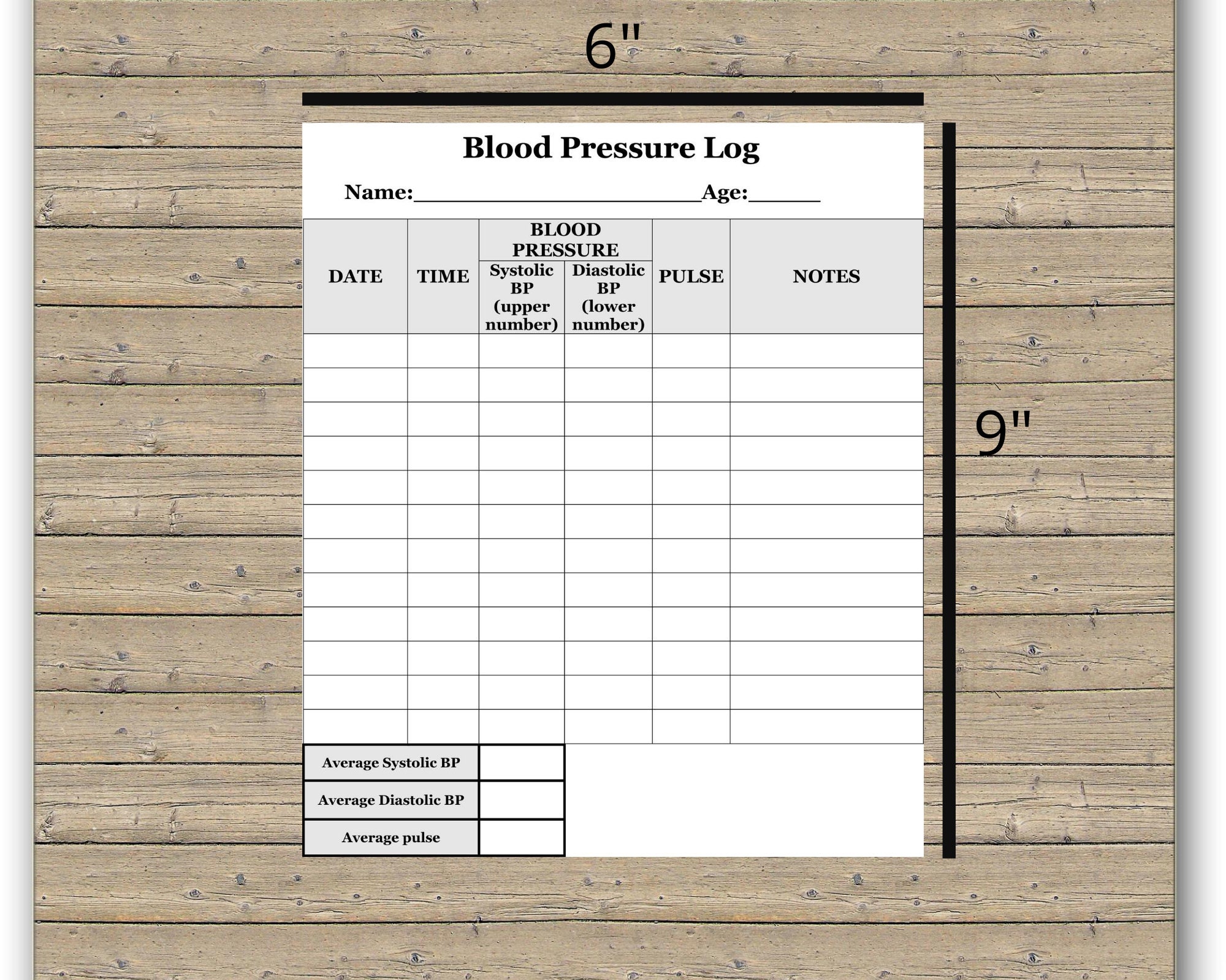Blood pressure log blood pressure log book blood pressure | Etsy