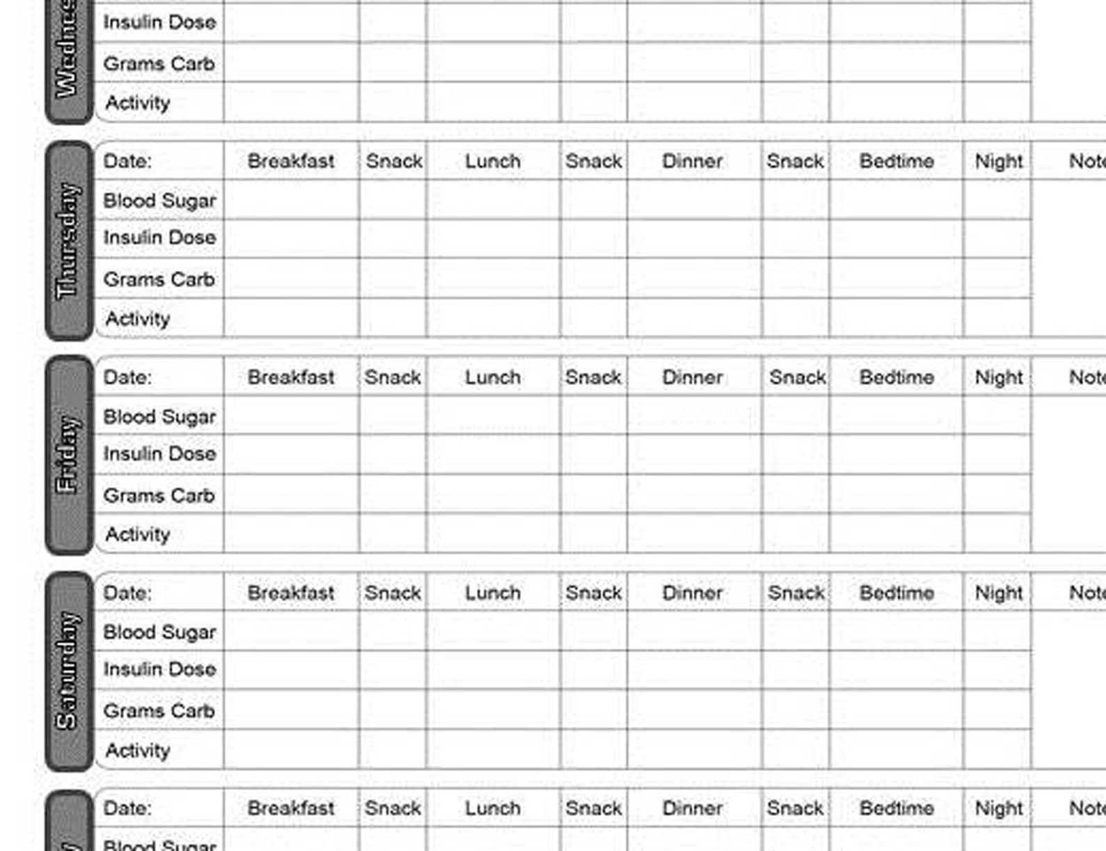 Diabetes Log Book Diabetes Book Diabetes Notes Diabetes Etsy