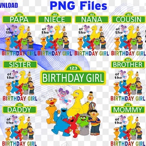 Geburtstagskind Png / Qualität Familie Design / Png für Sublimation