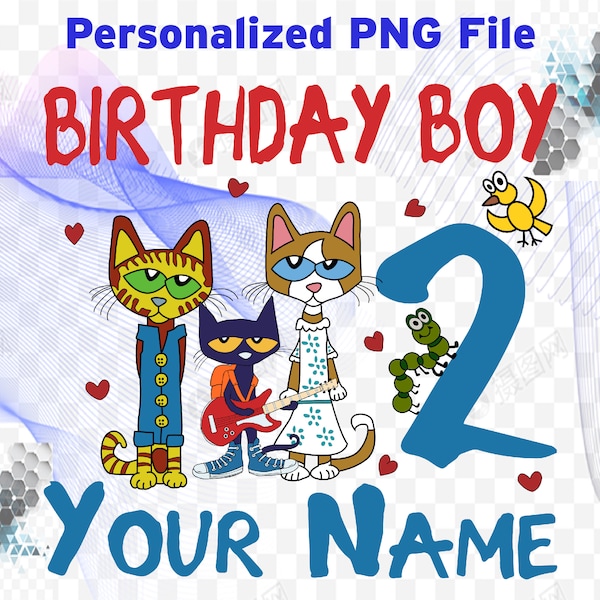 Pete the Cat Birthday - Etsy