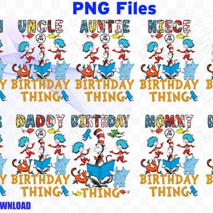 Coisa de aniversário de família Png/Coisa de aniversário/Coisa da mamãe do aniversário/Coisa do papai do aniversário/Arquivos de sublimação/Png para camiseta