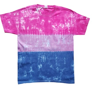 bisexual tie dye shirt