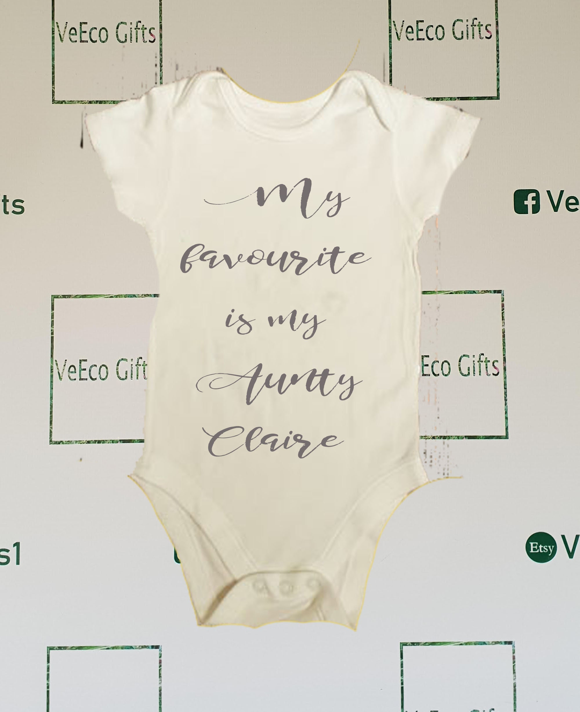 Personalised white baby grow 100 Cotton Perfect gift for Etsy