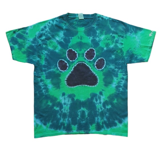 Tie Dye Animal Shirt Cat Dog Paw Print Shirt For Pet Lover Tie Dye Animal Shirt Cat Dog Paw Print Shirt For Pet Lover