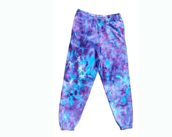 Adults galaxy pants bohemian pants Custom sweatpants Tie dye pants Hippie joggers Tie dye sweats Customisable colours