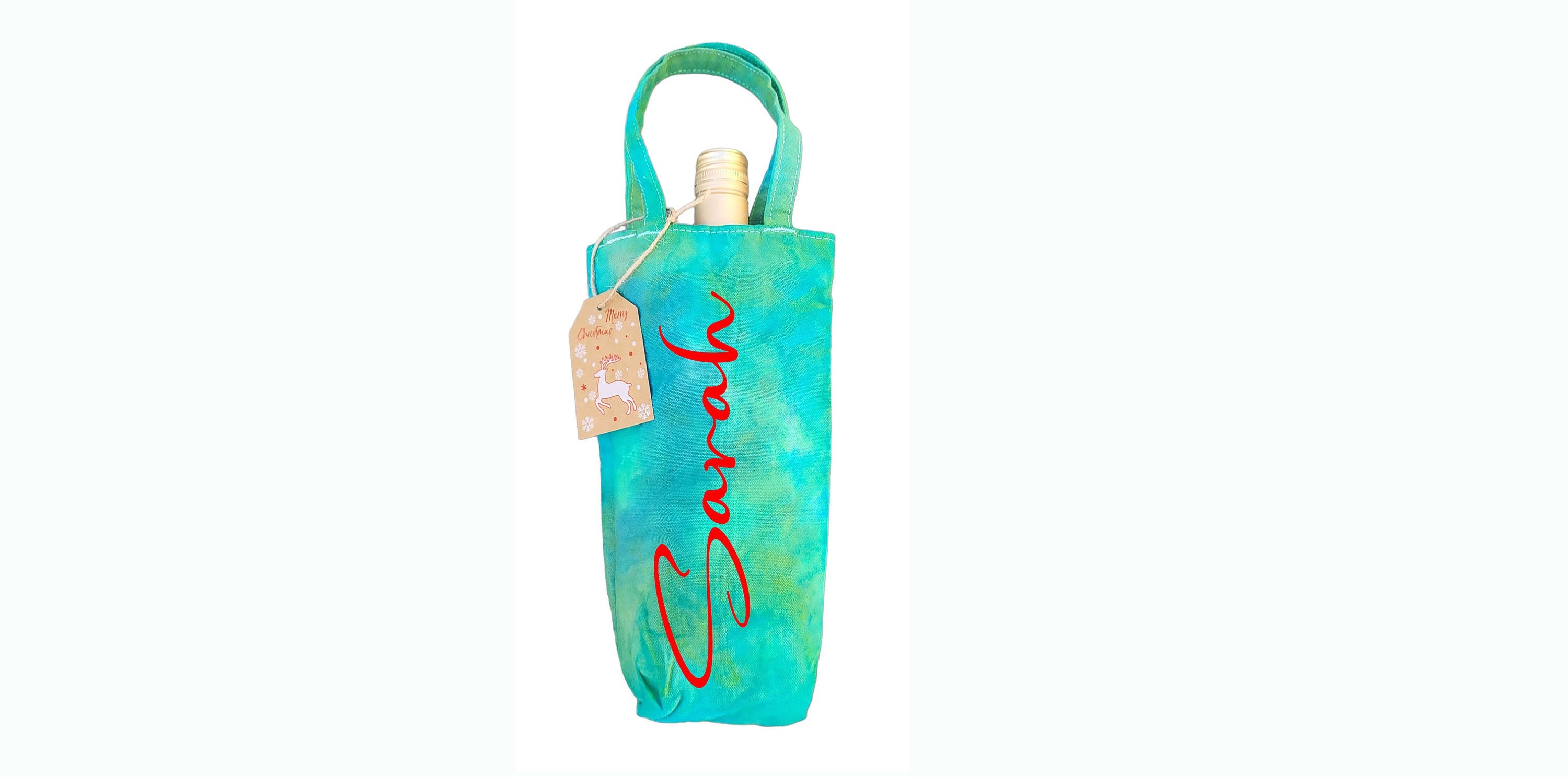 Water Bottle Caddy, With Cross-body or Wrist Strap, PDF Pattern to