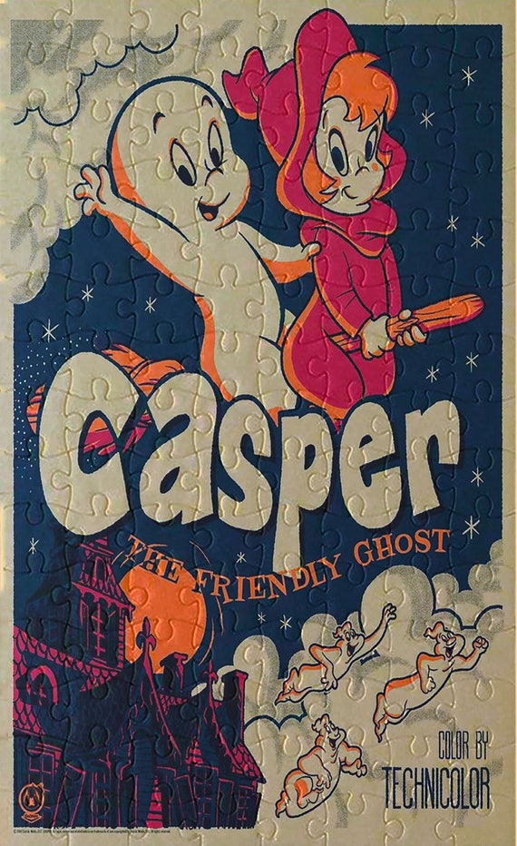 Casper the Friendly Ghost Vintage Movie Poster 120 Piece | Etsy