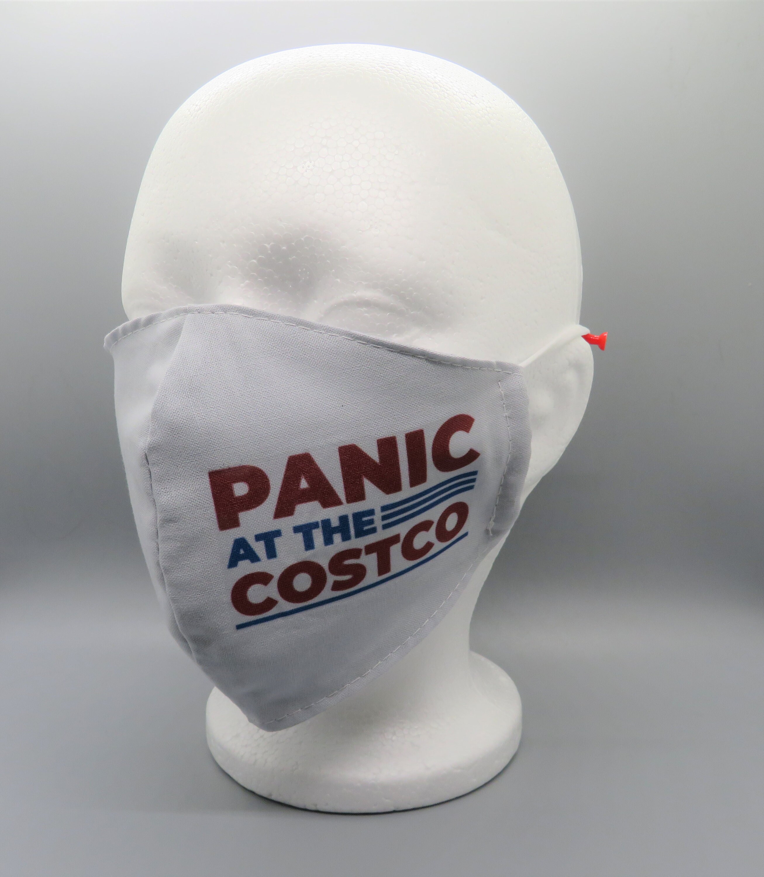 Panic At The Costco Face Mask Cotton Ready To Ship Etsy