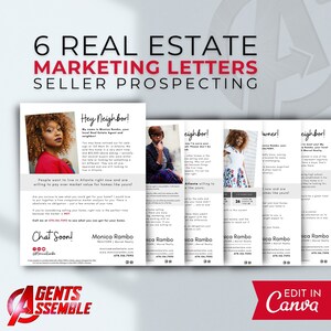 Ultimate Real Estate Marketing Bundle, Real Estate Marketing Letters For Realtors, Editable Templates, V1 | Instant Canva Download