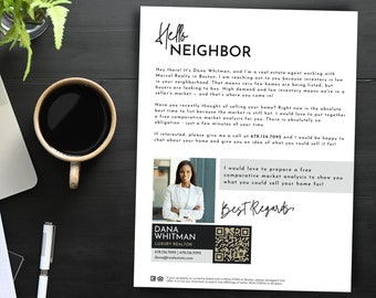 Seller Prospecting Letter, Low Inventory Real Estate Letter, Real Estate Marketing, Real Estate Farming Mailer, D1 | INSTANT CANVA DOWNLOAD