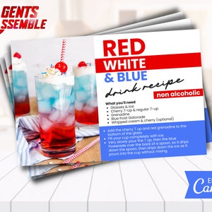 Fun Real Estate Summer Postcard, Summer Drink Recipe Card, Real Estate Marketing, Realtor Farming Mailer Template | INSTANT CANVA DOWNLOAD