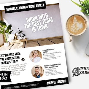 Real Estate Home Buyer Letter, Mortgage Broker & Realtor Marketing Flyer, Real Estate Marketing, Mortgage Lender | INSTANT CANVA DOWNLOAD