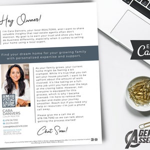 Upsizing Letter Template for Real Estate Agents - Boost Leads, Enhance Branding, & Attract Motivated Sellers - v2 | INSTANT CANVA DOWNLOAD