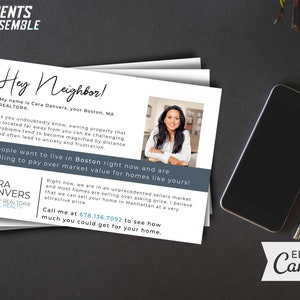 Real Estate Absentee Owner Postcard, Real Estate Marketing, Real Estate Postcard Template, Real Estate Farming, V2 | INSTANT CANVA DOWNLOAD