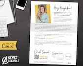Real Estate Farming Letter Template Hello Neighbor Realtor Marketing Letter New Agent Introduction Editable Real Estate Mailer v10