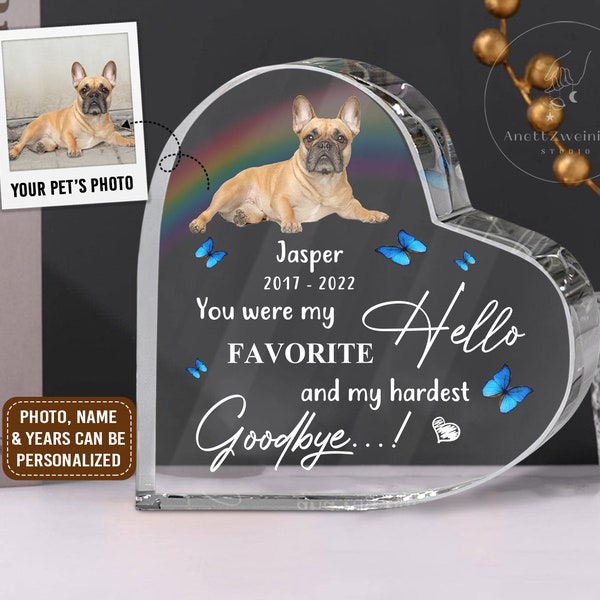 Custom Dog Photo Memorial Acrylic Plaque, Pet Portrait Keepsake Frame, Custom Memorial Dog Plaque, Gifts For Dog Lover, Pet Loss Plaque