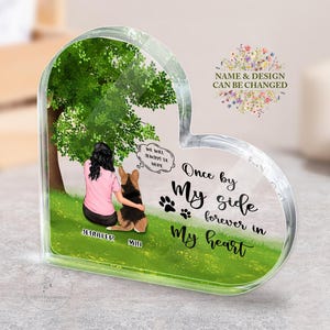 Custom Dog Memorial Plaque: Acrylic Pet Loss Gift