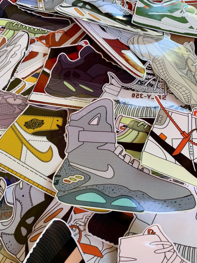 Sneaker Sneakerhead Sticker Package Exclusively at | Etsy