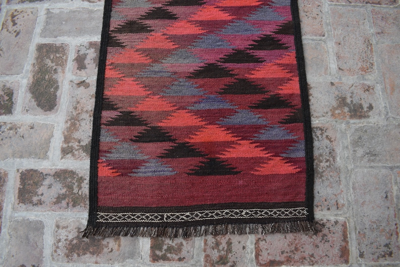 2 x 11.3 feet Handmade 100/% Wool Kilim Rug Elegant Vintage Afghan Tribal Kilim Runner Boho Home Decor Hallway Rug WholeSale Price