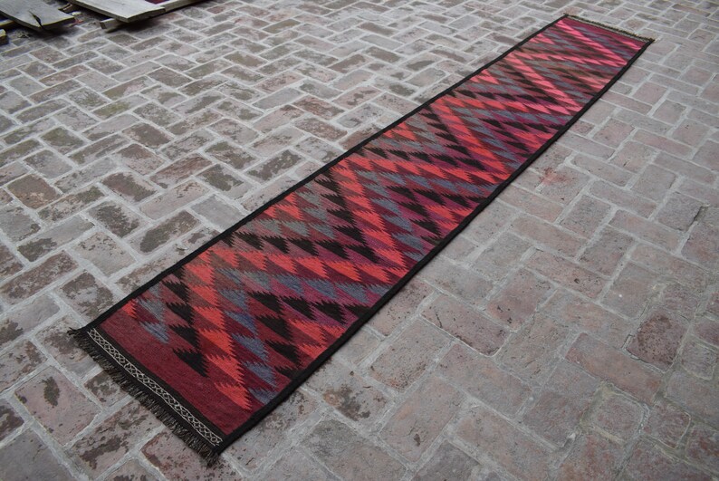 2 x 11.3 feet Handmade 100/% Wool Kilim Rug Elegant Vintage Afghan Tribal Kilim Runner Boho Home Decor Hallway Rug WholeSale Price