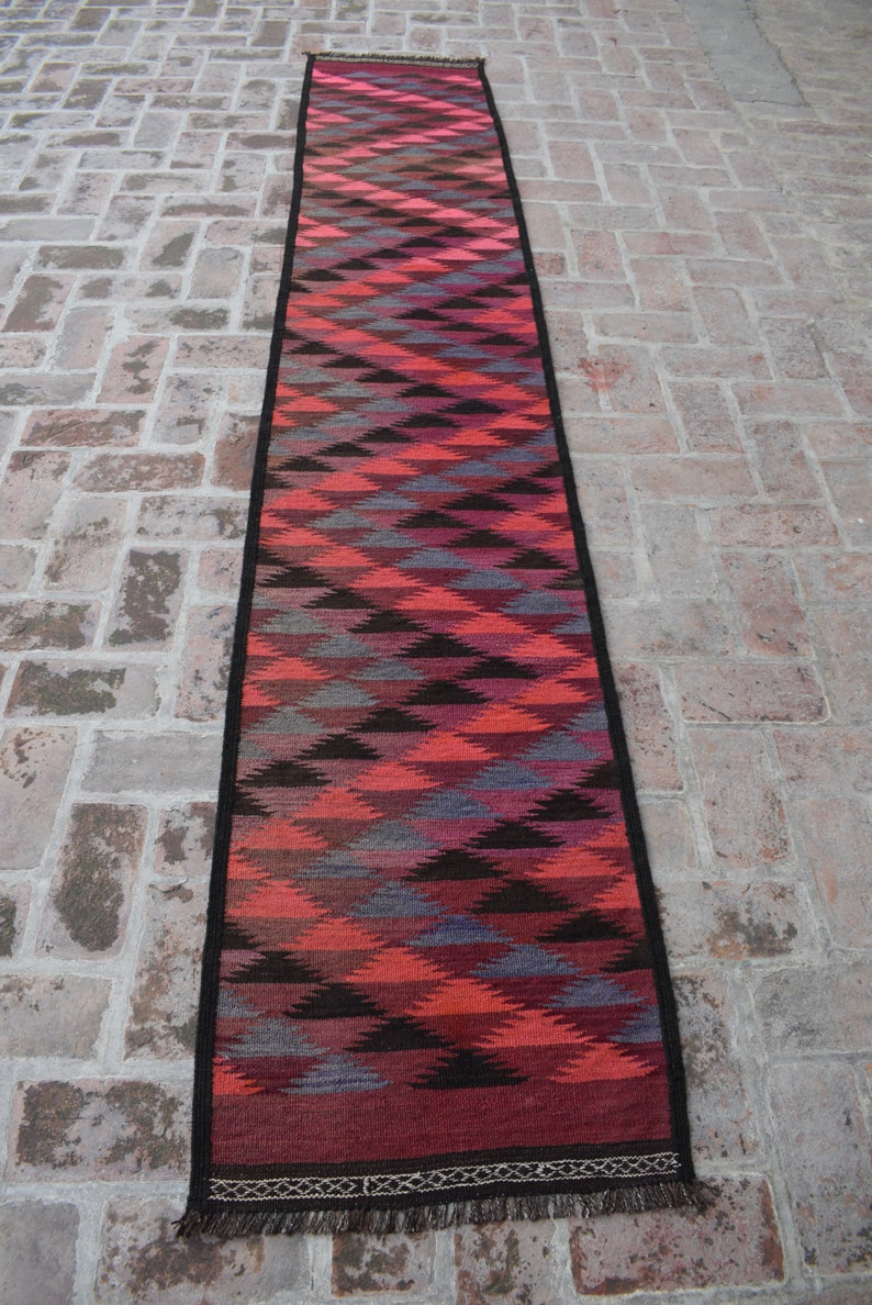 2 x 11.3 feet Handmade 100/% Wool Kilim Rug Elegant Vintage Afghan Tribal Kilim Runner Boho Home Decor Hallway Rug WholeSale Price