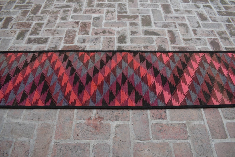 2 x 11.3 feet Handmade 100/% Wool Kilim Rug Elegant Vintage Afghan Tribal Kilim Runner Boho Home Decor Hallway Rug WholeSale Price