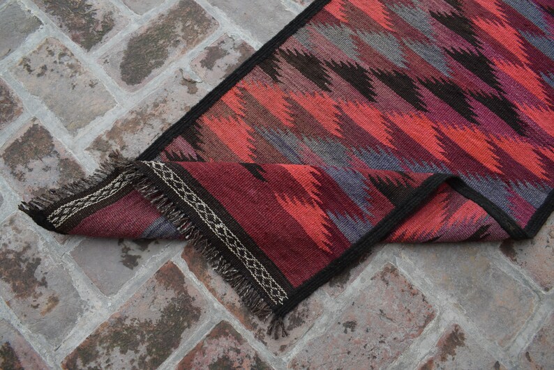 2 x 11.3 feet Handmade 100/% Wool Kilim Rug Elegant Vintage Afghan Tribal Kilim Runner Boho Home Decor Hallway Rug WholeSale Price