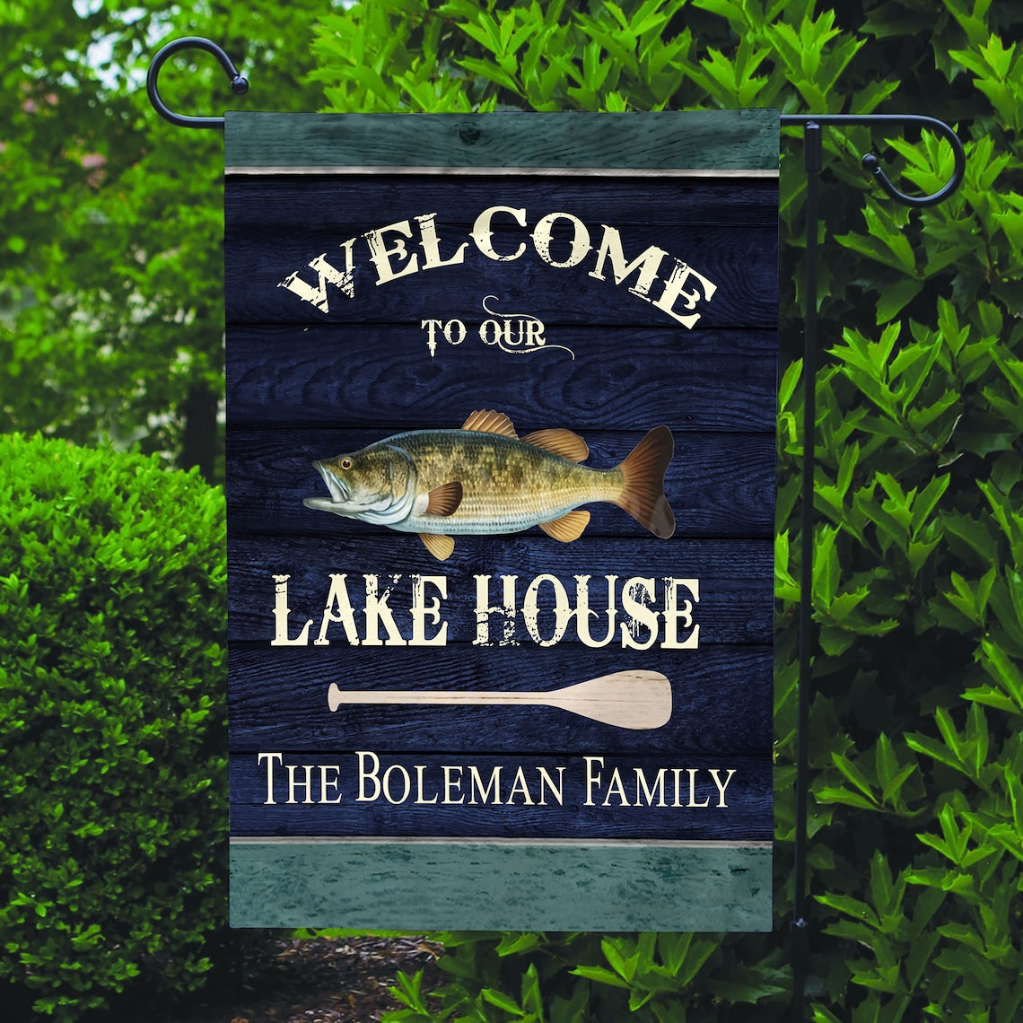 Personalized Flag To Our Lake House Flag Custom Etsy