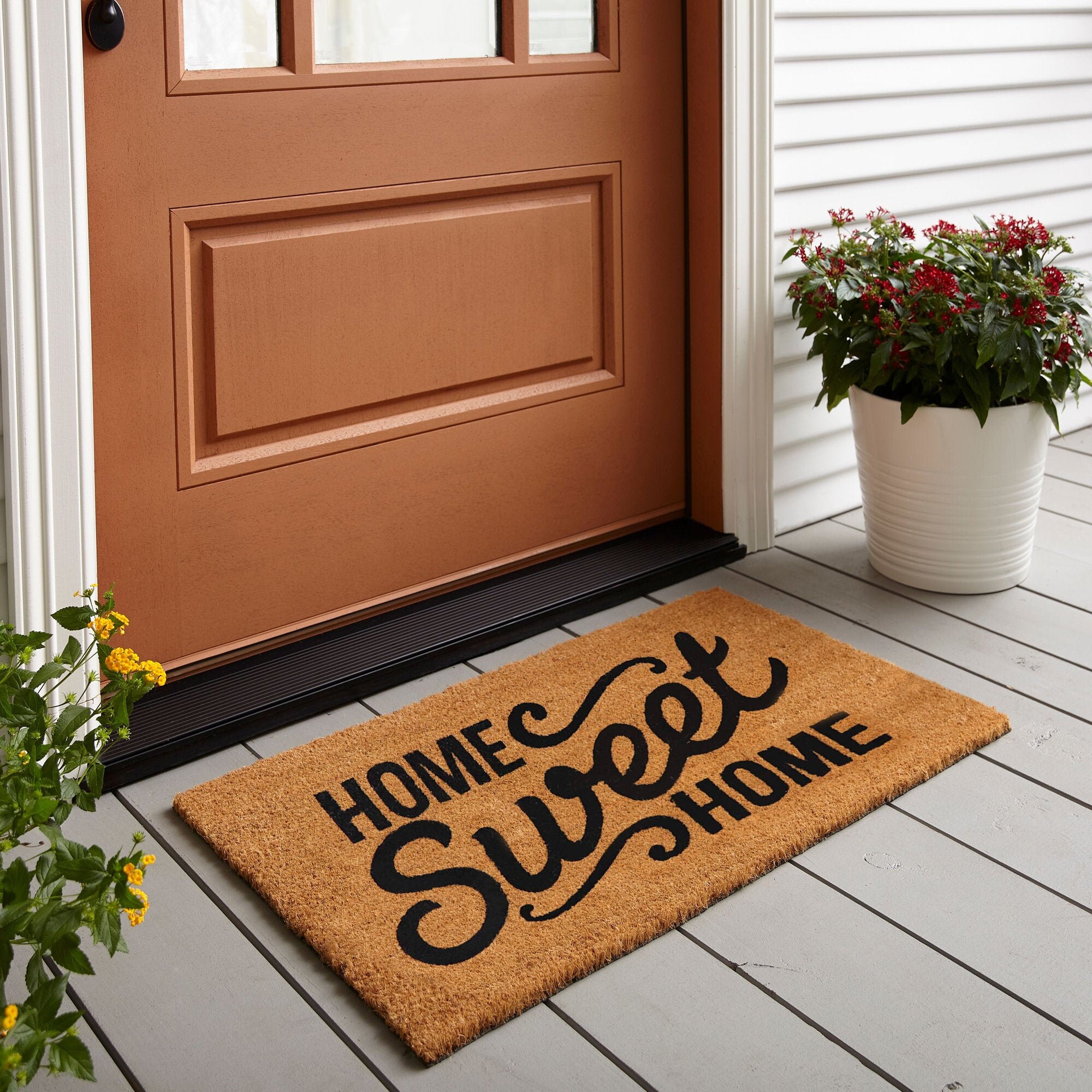 Home Sweet Home Coir Doormat Coirmat Home Sweet Home Etsy