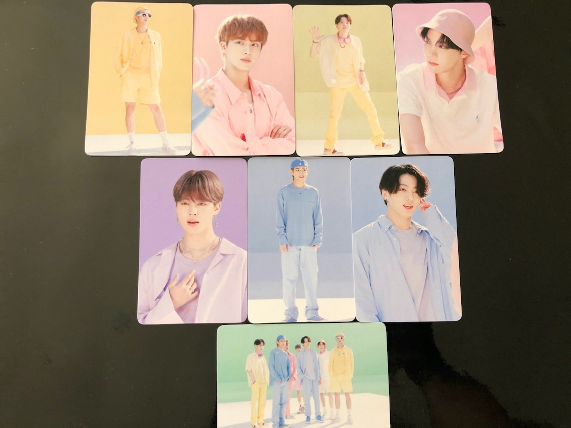 BTS Dynamite Photocard Set / Kpop Photocards / BTS Photocards | Etsy