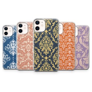 Islamic Classic Pattern Phone Case fit for iPhone 14, 13 Pro, 12 mini, 11, XR, 7+, 7 & Samsung A50, A51, S21, A53, Huawei P20, P30 Pro D77