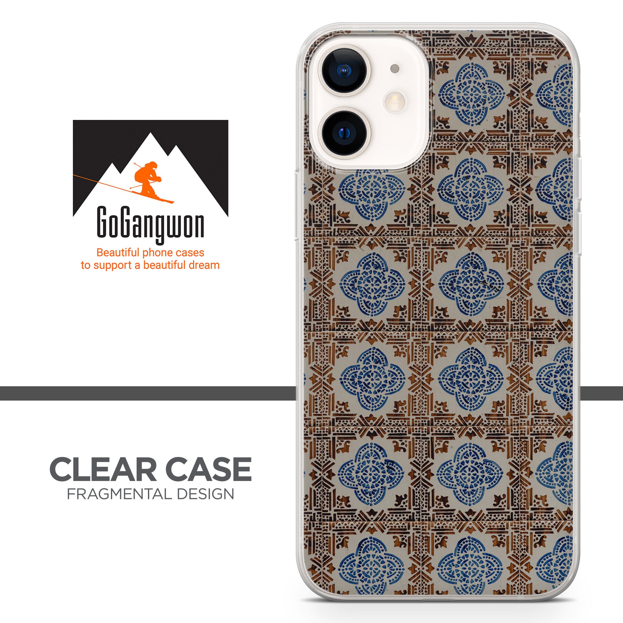 Classic Tiles Pattern iPhone 12 11 8 7 6 5 Case iPhone 11 Pro Etsy
