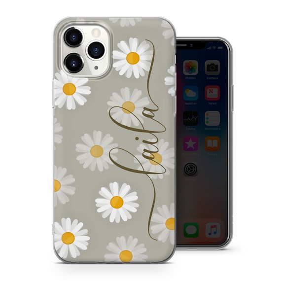 パーソナライズされたかわいいデイジー電話ケースは、iPhone 14