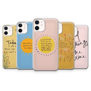 Inspirational Phone Case fit for iPhone 14, 13 Pro, 12 mini, 11, XR, 7+, 7 & Samsung A50, A51, S21, A53, Huawei P20, P30 Pro D26