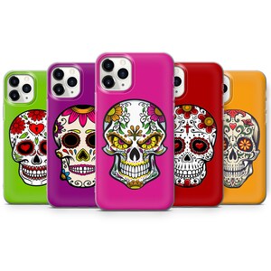 Skeleton Skull Phone Case fit for iPhone 14, 13 Pro, 12 mini, 11, XR, 7+, 7 & Samsung A50, A51, S21, A53, Huawei P20, P30 Pro S85