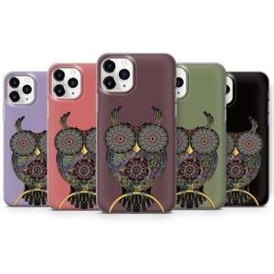 Queen Owl Aesthetic Phone Case fit for iPhone 14, 13 Pro, 12 mini, 11, XR, 7+, 7 & Samsung A50, A51, S21, A53, Huawei P20, P30 Pro Case D93