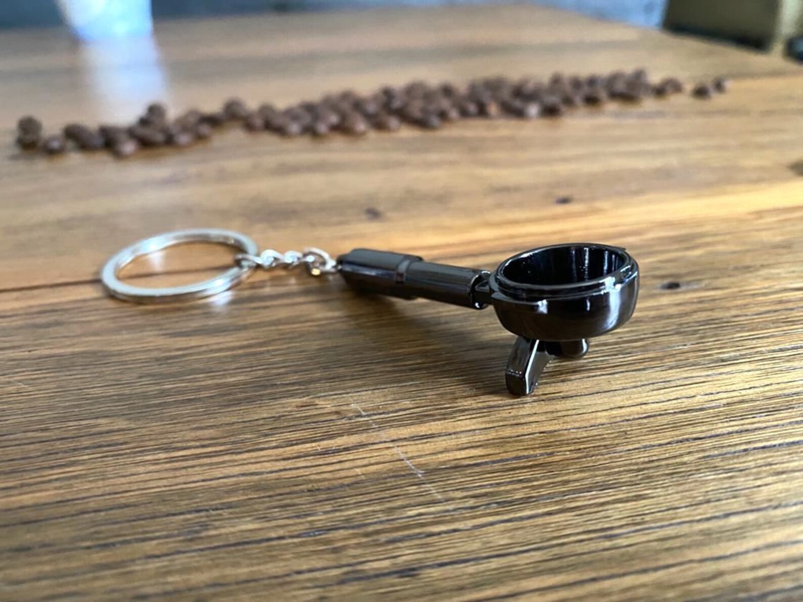 High Quality Keychain Coffee Handle Keyring Barista Stainless Etsy