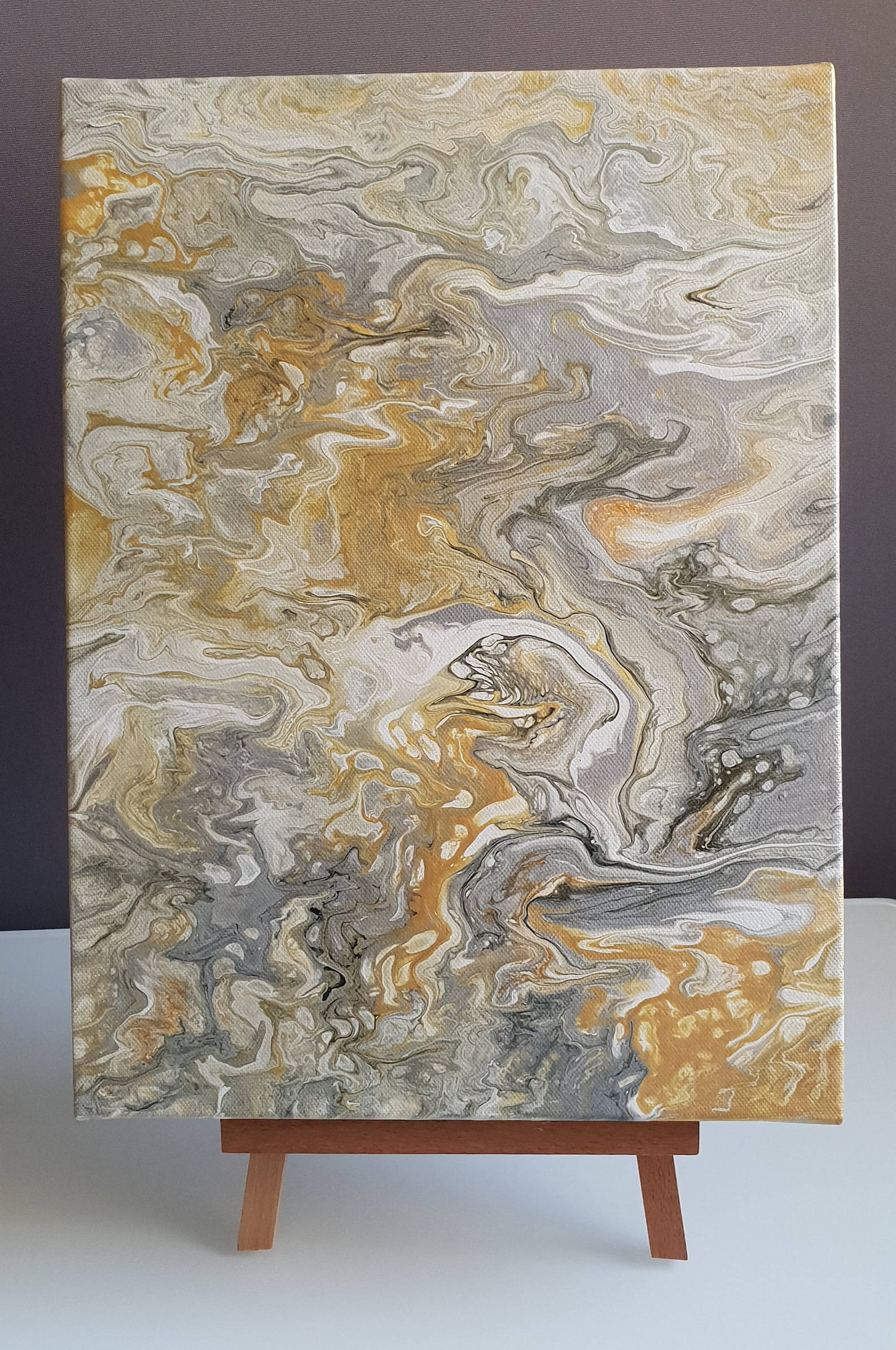 Wall Decoration Gold Picture Abstract Wall Art From Acrylic Etsy