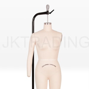 Female Full Body Fabric Wrapped Mannequin in Standing or Sitting Pose WP  Series by TSC Forms 