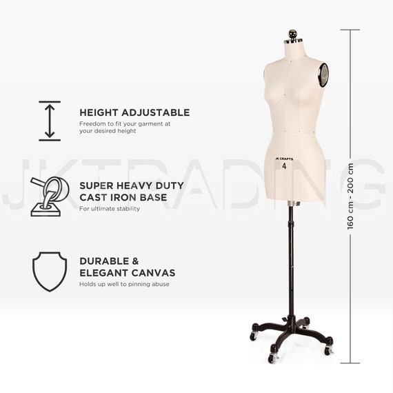 Jkcrafts Professional Dress Form - Women's Regular - Budget Edition -  Dressmaker Model Dummy Dummies - Dressmaking Mannequin - Sydney - Etsy